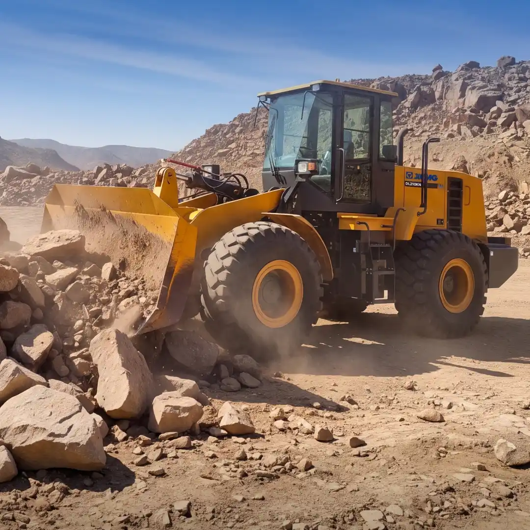 Колёсный бульдозер XCMG DL210KN: привод 4×4, до 40 км/ч и отвал 3,88 м³